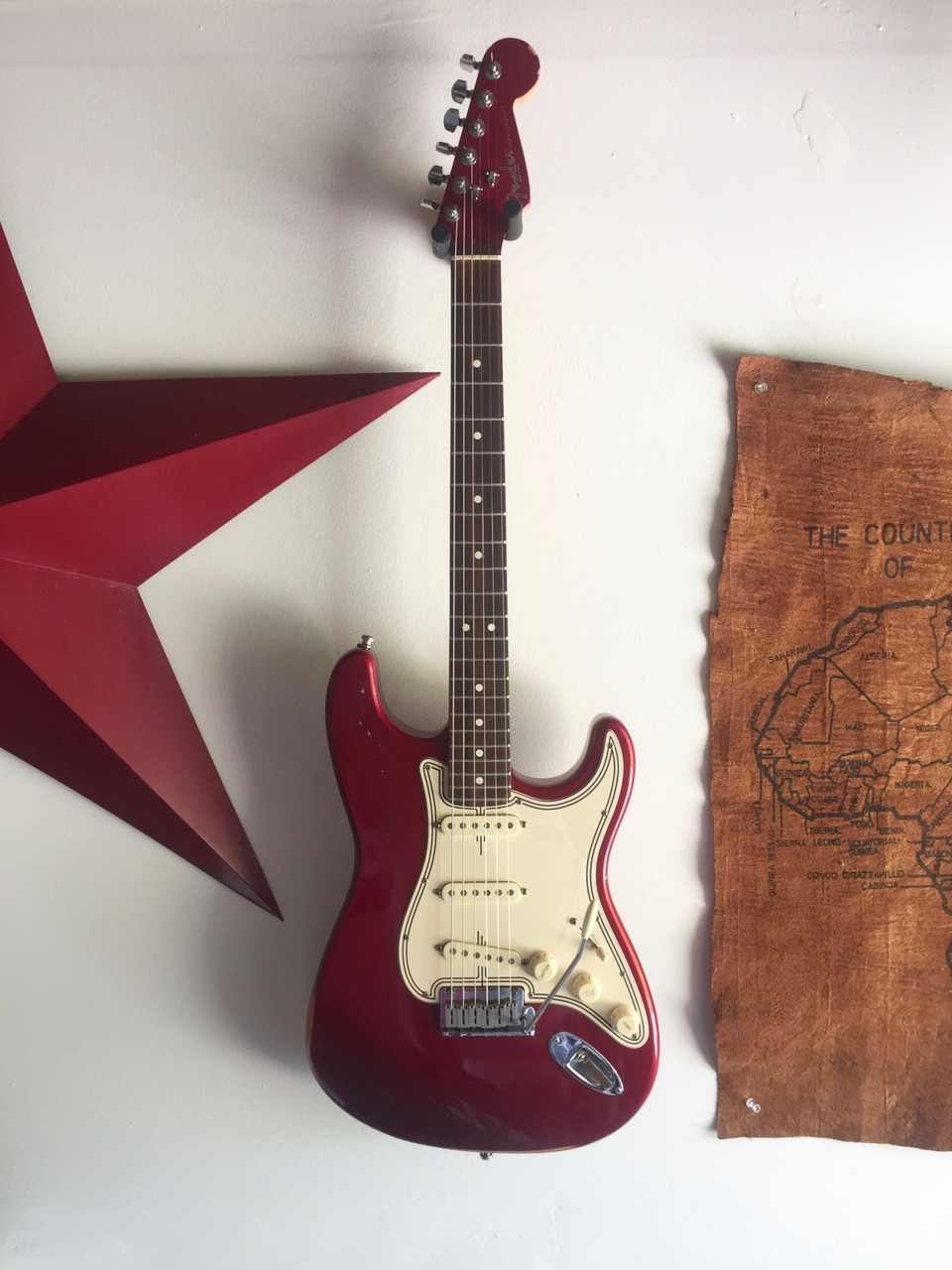 Fender AMERICAN STANDARD STRATOCASTER 1995 "Matching Headstock" w/Streamline pickguard etc. SOLD